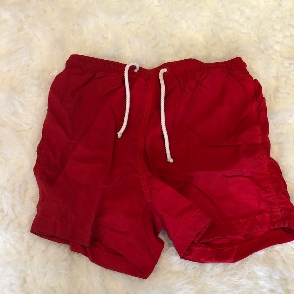 Red swimming shorts H&M